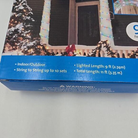 Winter Wonder‎ Lane 9' Color Changing LED Rope Light with Remote Control 2 Boxes - Picture 3 of 10